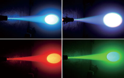 X-LIGHT LED reflektor za kuglu Pin Spot, 10W, RGBW 4in1, crni