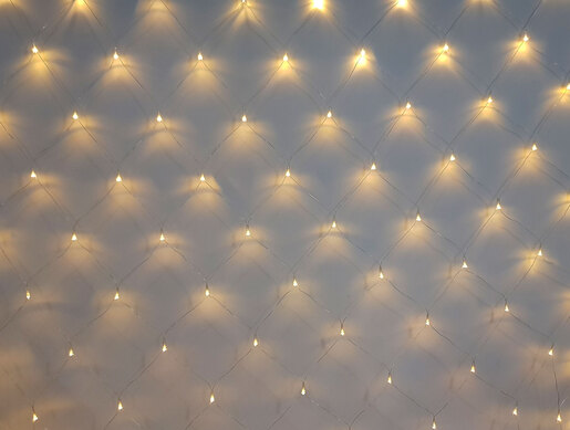 X-LIGHT dekorativna mreža s 200 LED lampica, topla bijela 3000K, 2x3m, 10W