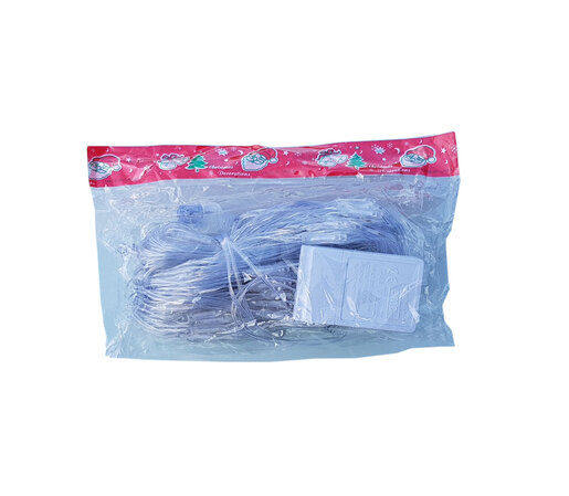 X-LIGHT dekorativna mreža s 200 LED lampica, topla bijela 3000K, 2x3m, 10W