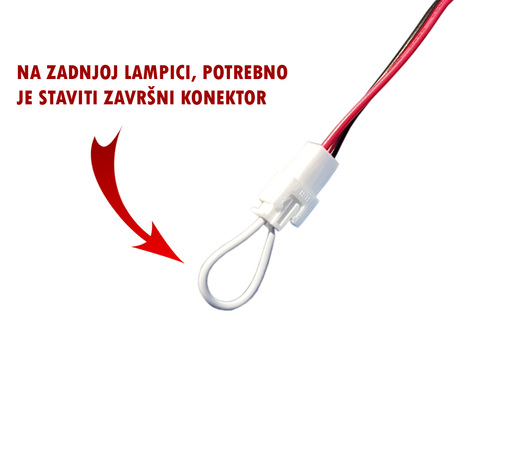 X-LIGHT set 9 ugradbenih LED lampica Deco, 1W, topla bijela 3000K, dimabilna