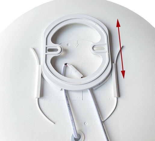 X-LIGHT LED plafonjera TRI-C, 24W, hladna bijela 6000K, crna