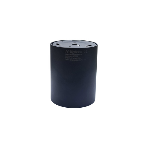 X-LIGHT Roller LED stropna lampa, 20W, topla bijela 3000K, crna