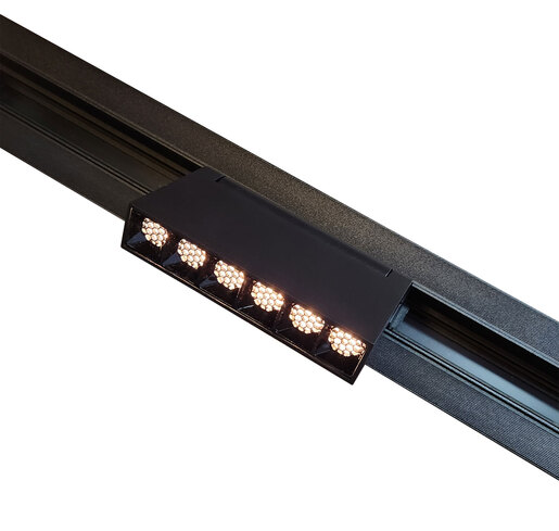 X-LIGHT Magnetic linear zakretna LED lampa, 112mm 6W 3000K dimabilna (Osram3030 ledice), crna