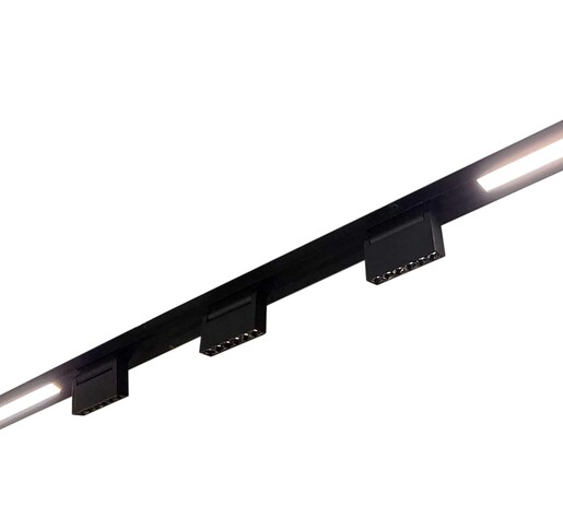 X-LIGHT Magnetic linear zakretna LED lampa, 112mm 6W 3000K dimabilna (Osram3030 ledice), crna