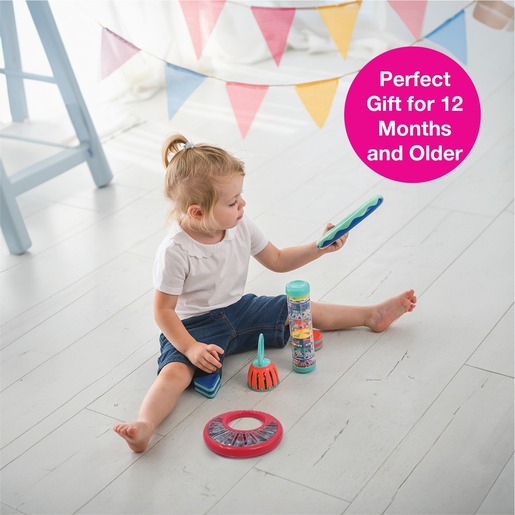 Edushape igračka Classic Tambourine, Red