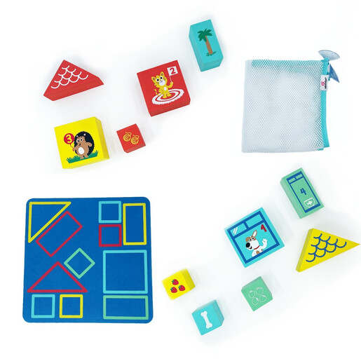 Edushape igračka za kupanje Floating Blocks, Animals