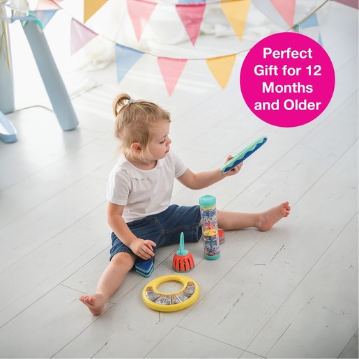 Edushape igračka Classic Tambourine, Yellow