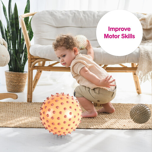 Edushape lopta Sensory Ball 17cm, Boho Chic Pink