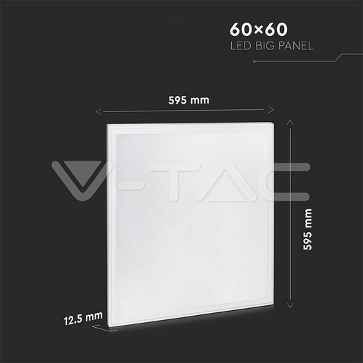 V-TAC LED panel 40 W, 600 x 600 mm, 4000K