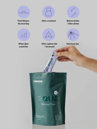 EQUA, Recharge Tonic, divlje borovnice, 20/1