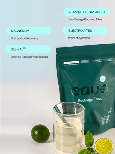 EQUA, Recharge Tonic, limeta i menta, 20/1
