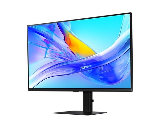 Samsung 32" ViewFinity S8 monitor LS32D800UAUXEN, VA 4K UHD, 60Hz, 5ms, HDCP, HDMI, DisplayPort, 3x USB, USB-C, RJ45, Pivot