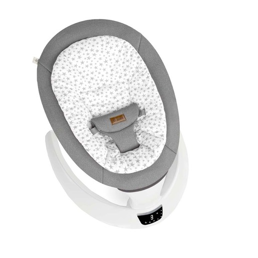 Jane električna ljuljačka Moon, zvijezde, bijelo/siva