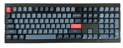 Keychron V6 Max, bežična, mehanička tipkovnica, Gateron Jupiter Brown, crna