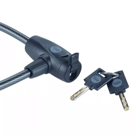 YALE brava za bicikl - osnovna, kabelska, na ključ