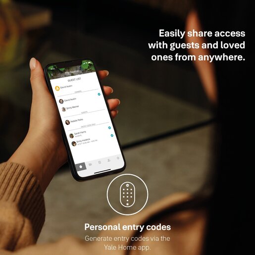 Yale pametna tipkovnica 2 - s čitačem otiska prsta