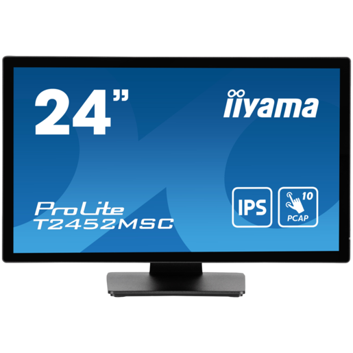 IIYAMA monitor T2452MSC-B1, 24", IPS, FHD, 14ms, HDMI, DP, zvučnici, zaslon na dodir