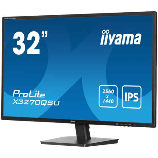 IIYAMA monitor X3270QSU-B1, 31.5", IPS, WQHD, 3ms, 100Hz, HDMI, DP, zvučnici