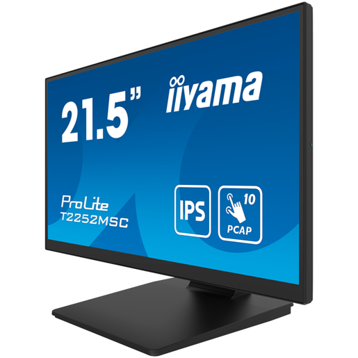 IIYAMA monitor T2252MSC-B2, 21.5", IPS, FHD, 5ms, HDMI, DP, zvučnici, zaslon na dodir