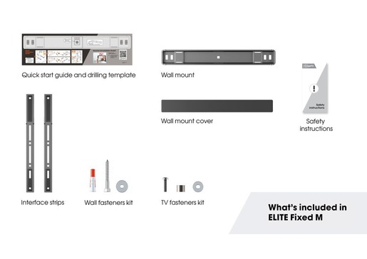 Vogel's zidni nosač, fiksni, TVM5405 (32-77"/75kg/400x400)