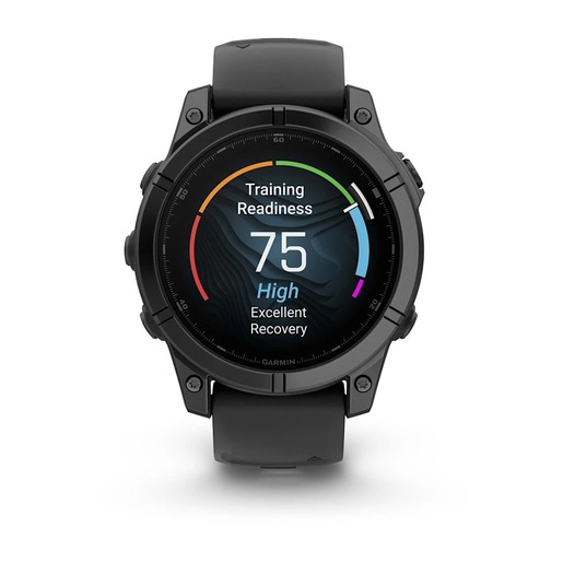 Garmin Fenix E, AMOLED, 47 mm, Slate Gray Steel/Black, 010-03025-01, pametni sat