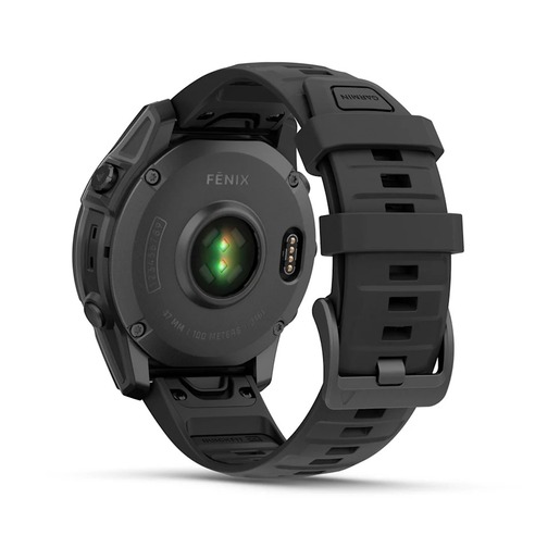Garmin Fenix E, AMOLED, 47 mm, Slate Gray Steel/Black, 010-03025-01, pametni sat