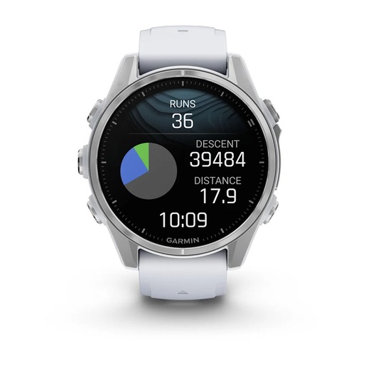 Garmin Fenix 8 AMOLED, 43 mm, Silver/Whitestone, 010-02903-00, pametni sat