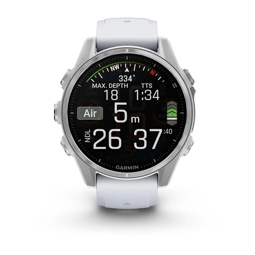 Garmin Fenix 8 AMOLED, 43 mm, Silver/Whitestone, 010-02903-00, pametni sat