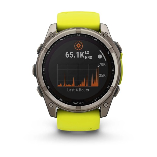 Garmin Fenix 8 Sapphire SOLAR, 51 mm, Amp Yellow/Graphite, 010-02907-21, pametni sat