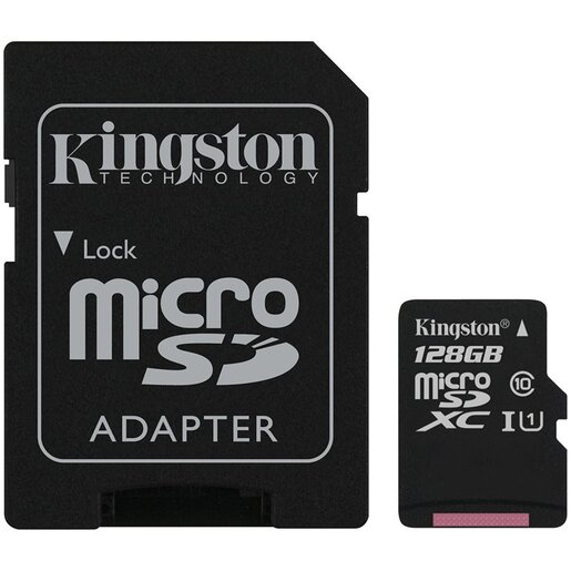 Memorijska kartica Kingston Canvas Plus micSDXC 128GB + adapter