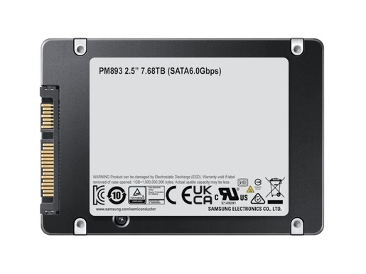 SSD 7.68TB Samsung PM893 Data Center 2.5" SATA (MZ7L37T6HBLA-00A07)