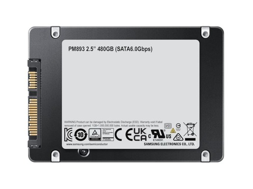 SSD 480GB Samsung PM893 Data Center 2.5" SATA (MZ7L3480HCHQ-00A07)