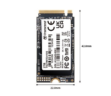 SSD 512GB Transcend 410S M.2 NVMe (TS512GMTE410S)