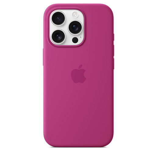 Apple iPhone 16 Pro Silicone Case s MagSafe, Fuchsia (myyn3zm/a)