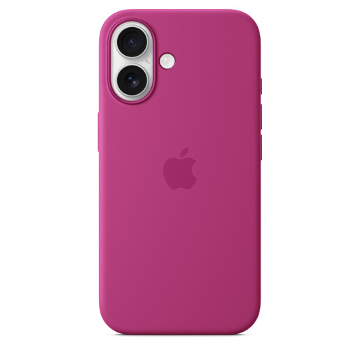 Apple iPhone 16 Silicone Case s MagSafe, Fuchsia (myy53zm/a)