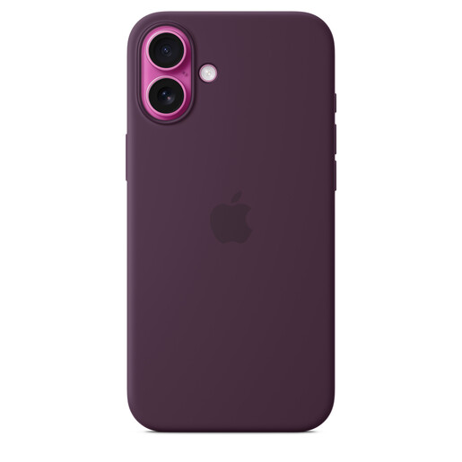 Apple iPhone 16 Plus Silicone Case s MagSafe, Plum (myyd3zm/a)