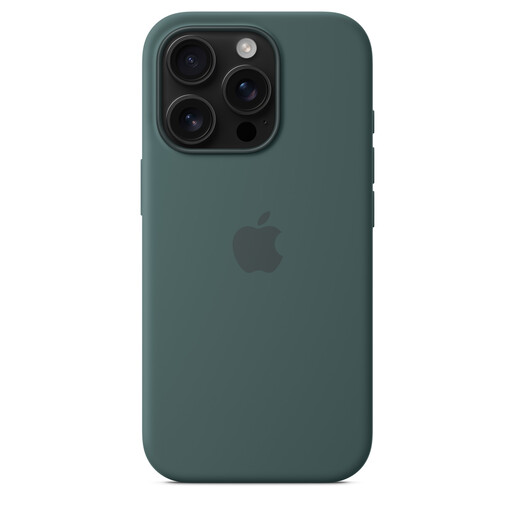 Apple iPhone 16 Pro Silicone Case s MagSafe, Lake Green (myyr3zm/a)