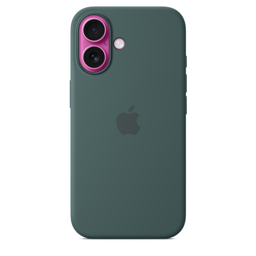 Apple iPhone 16 Silicone Case s MagSafe, Lake Green (myy83zm/a)