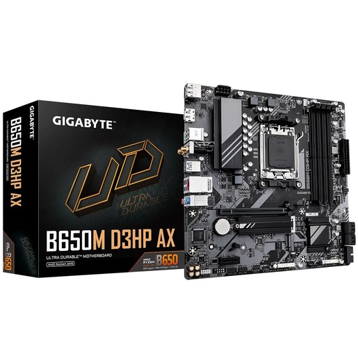 Matična ploča GIGABYTE B650M D3HP AX, AMD B650M, AM5, Micro ATX
