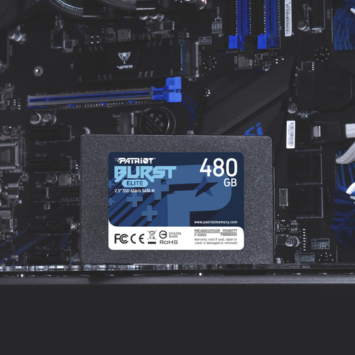 SSD 480GB Patriot Burst Elite 2.5" (PBE480GS25SSDR)