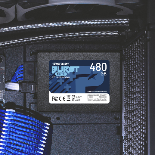 SSD 480GB Patriot Burst Elite 2.5" (PBE480GS25SSDR)