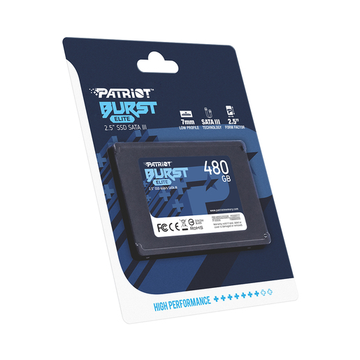 SSD 480GB Patriot Burst Elite 2.5" (PBE480GS25SSDR)