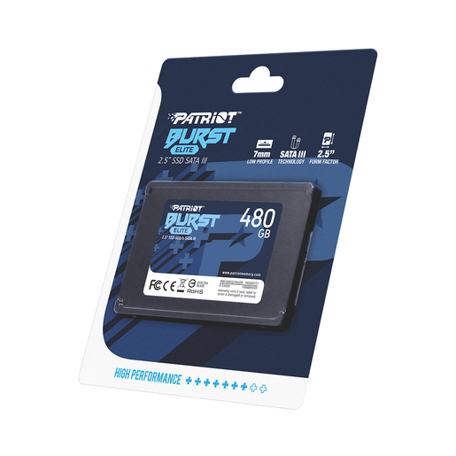 SSD 480GB Patriot Burst Elite 2.5" (PBE480GS25SSDR)