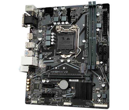 Matična ploča Gigabyte H410M H V2, Intel Q470 Express, LGA1200, mATX