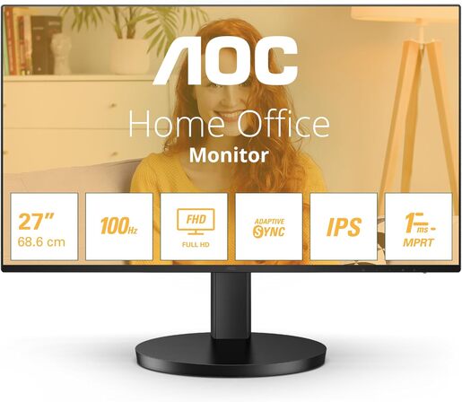 AOC monitor 27B3HA2, 100Hz, IPS, FHD, VGA, HDMI, zvučnici