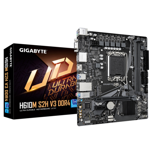 Matična ploča Gigabyte H610M S2H V3, Intel H610 Express, LGA 1700, mATX