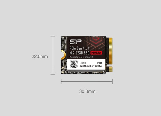 SSD 500GB Silicon Power UD90 M.2 NVMe (SP500GBP44UD9007)
