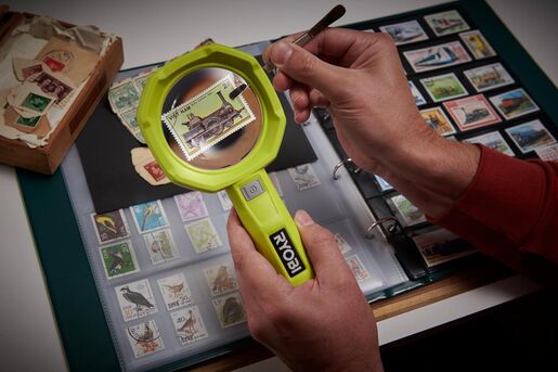 RYOBI aku povečalo sa svjetlom RML4-120G, USB, 4V, Li-ion, x3 uvećanje, baterija 2.0Ah