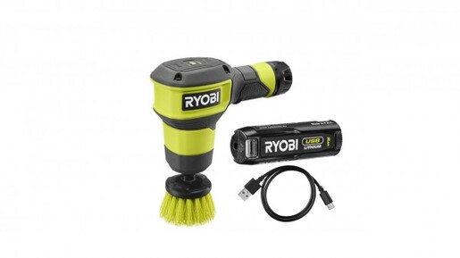 RYOBI akumulatorska četka RSCR4-120G, 4V, Li-ion, četka 5cm, baterija 2.0Ah