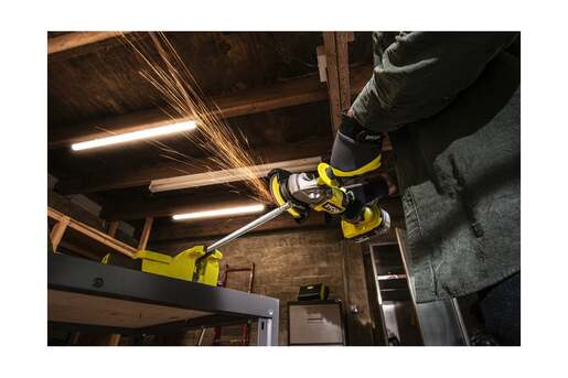 RYOBI akumulatorska kutna brusilica RAG18X-0, 18V, ONE+, 125mm, Brushless motor - SAMO ALAT